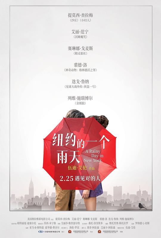 纽约的一个雨天（数字）