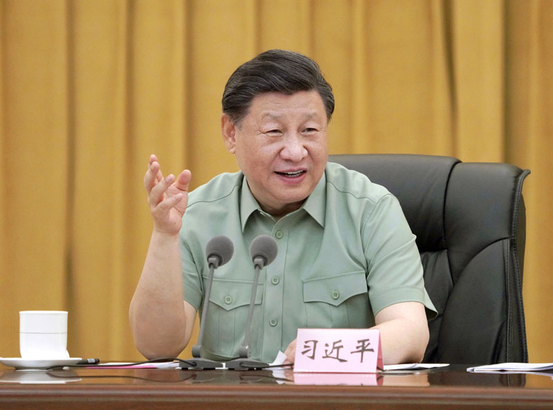 2023年7月26日,习近平到西部战区空军视察。