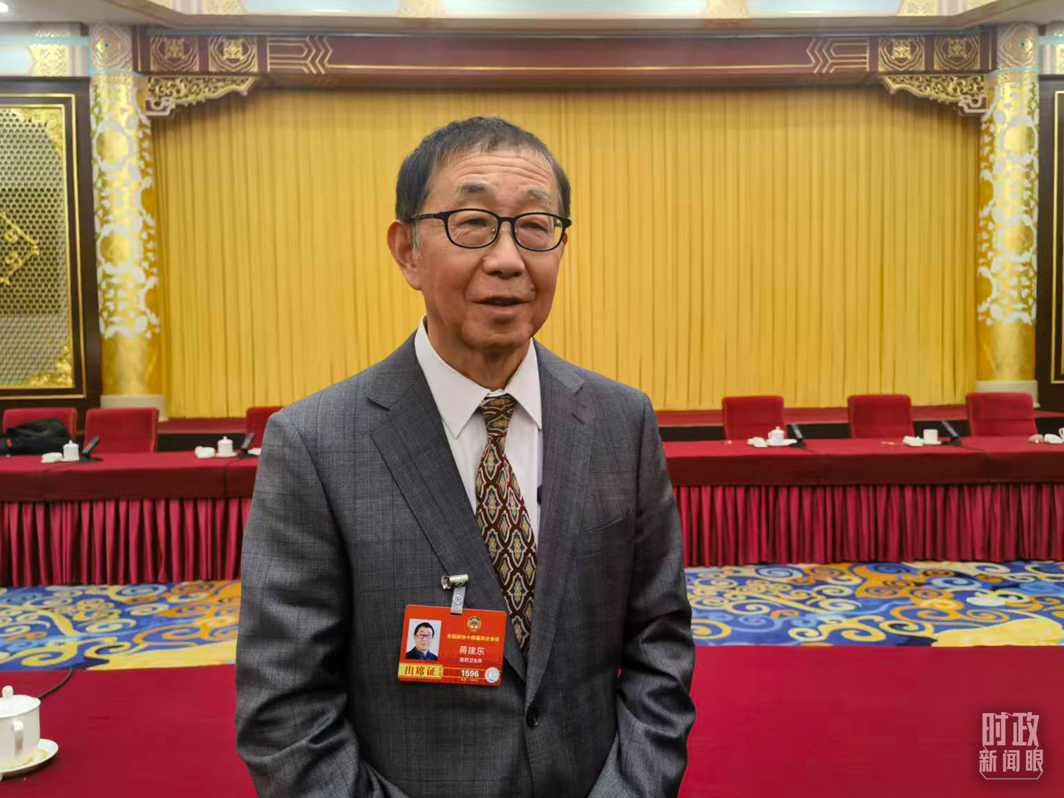 △蒋建东委员。(总台央视记者陈曦拍摄)