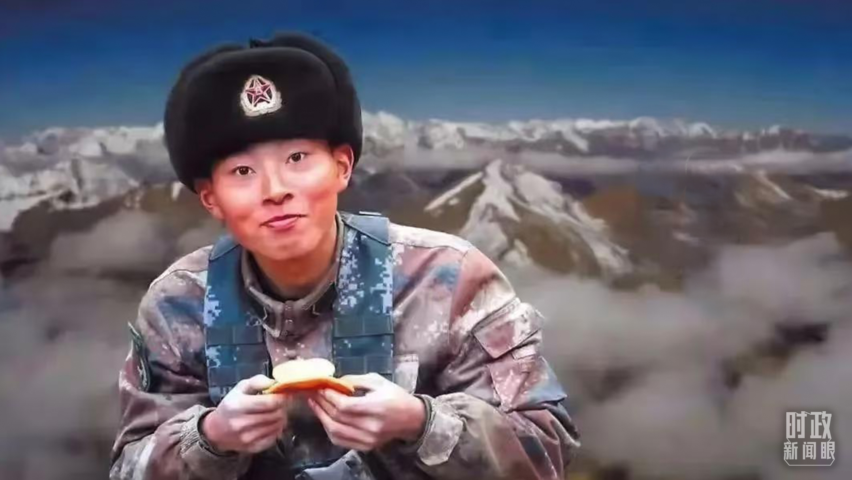 △陈祥榕烈士。“清澈的爱,只为中国”,是他生前的深情告白。