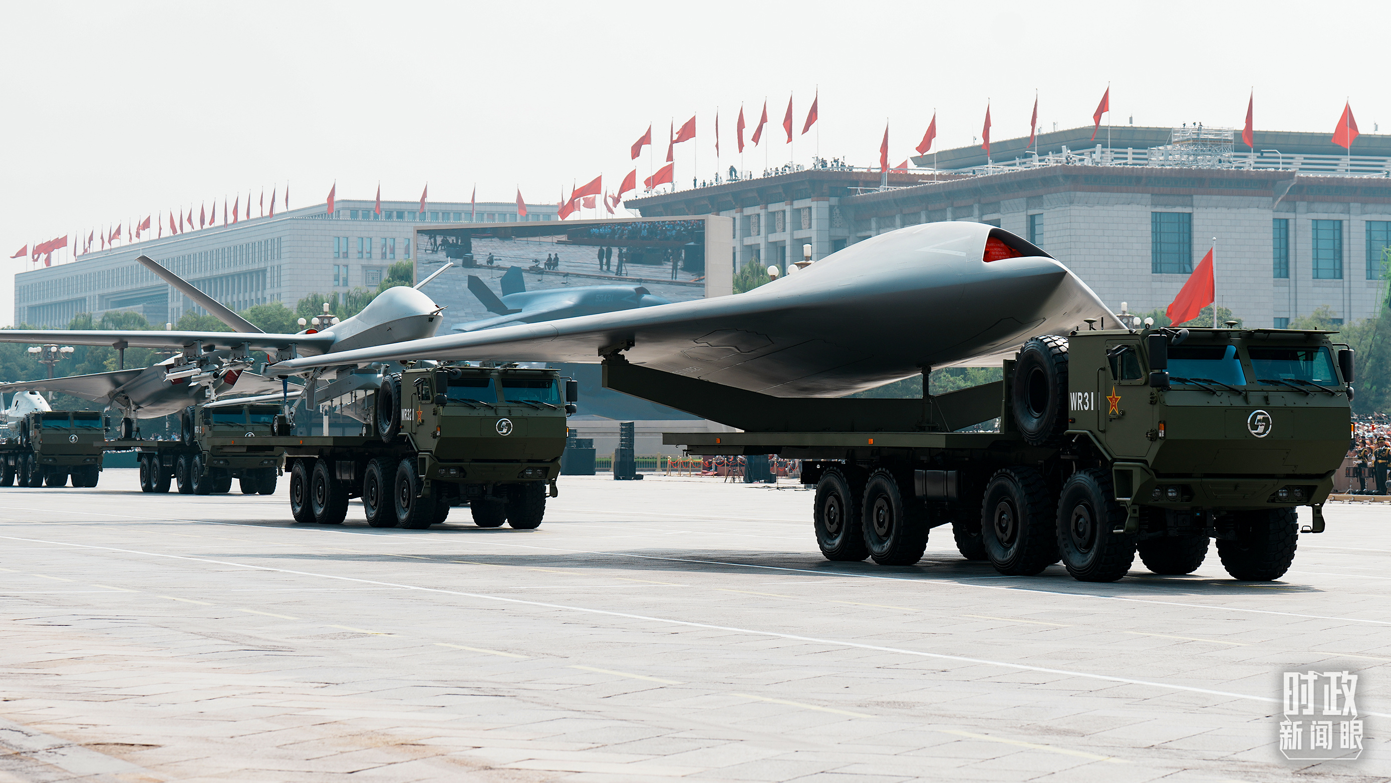 △九三阅兵式。(总台记者李晋拍摄)