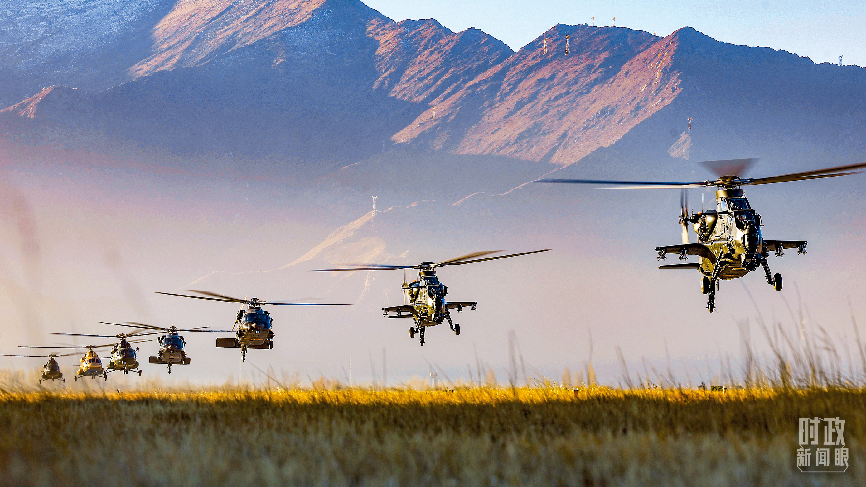 △陆军某旅开展飞行训练。(解放军画报特约记者胡其武拍摄)