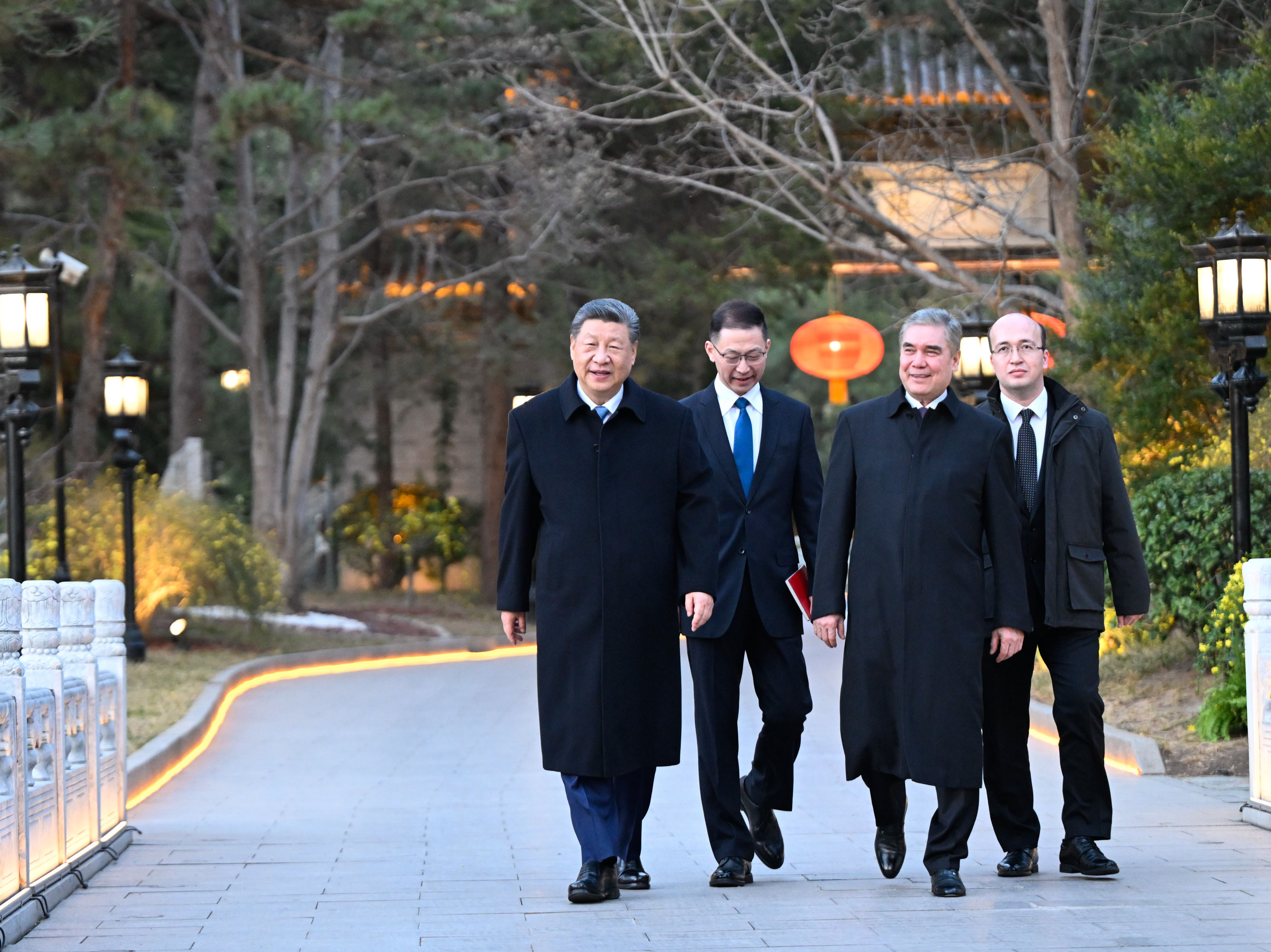 2026年3月18日，国家主席习近平在北京会见土库曼斯坦民族领袖、人民委员会主席别尔德穆哈梅多夫。